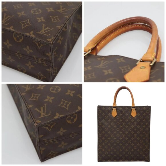 LOUIS VUITTON Monogram Sac Plat Hand Bag - Picture 9 of 14